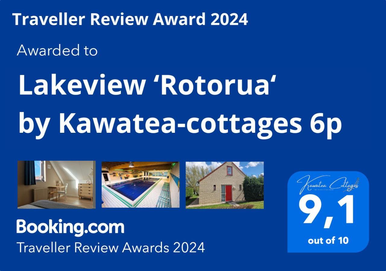 Lakeview 'Rotorua' 4-6 Pers By Kawatea Cottages Ewijk エクステリア 写真