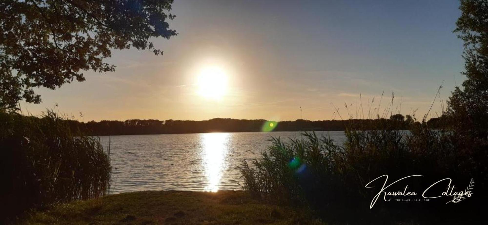 Lakeview 'Rotorua' 4-6 Pers By Kawatea Cottages Ewijk エクステリア 写真