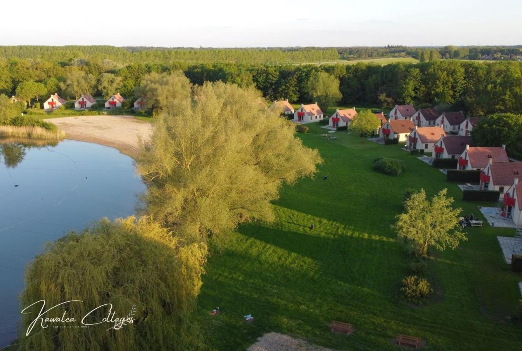 Lakeview 'Rotorua' 4-6 Pers By Kawatea Cottages Ewijk エクステリア 写真