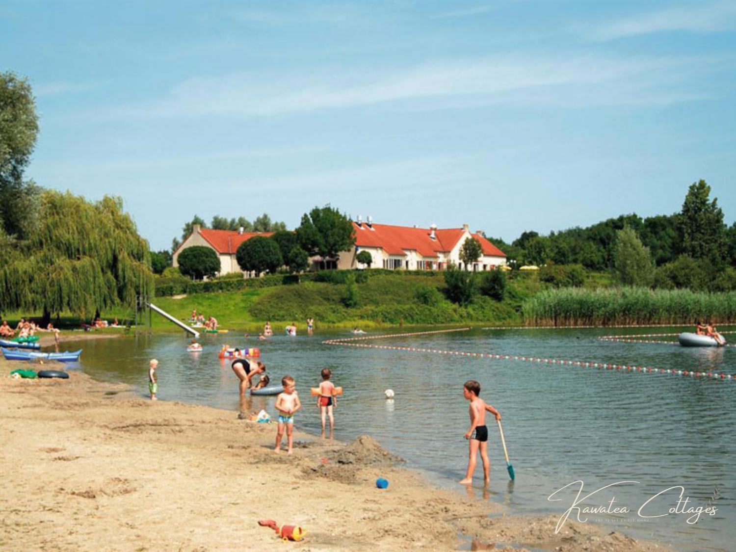 Lakeview 'Rotorua' 4-6 Pers By Kawatea Cottages Ewijk エクステリア 写真
