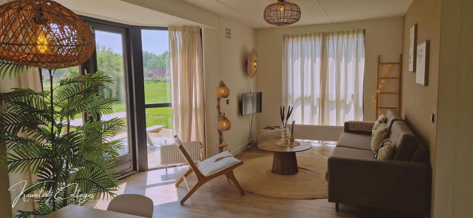 Lakeview 'Rotorua' 4-6 Pers By Kawatea Cottages Ewijk エクステリア 写真
